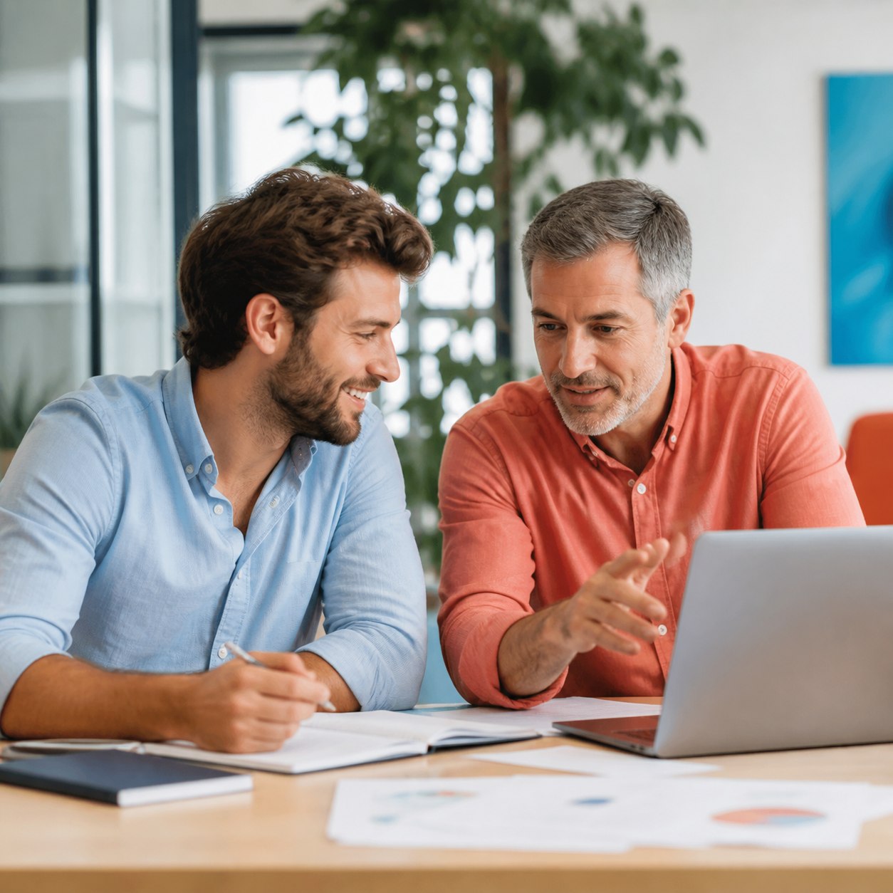Equipo con experiencia analizando procesos y prioridades empresariales